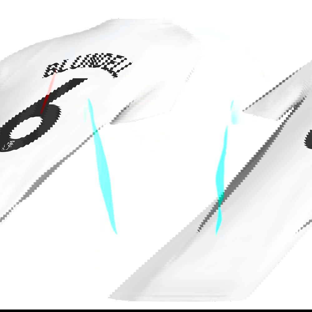 2023-2024 Man Utd Training Jersey (White) - Ladies (Blundell 6)