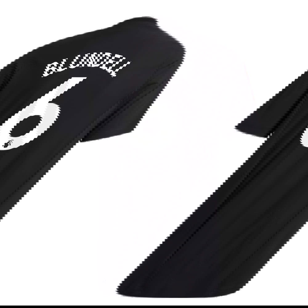 2023-2024 Man Utd Training Tee (Black) (Blundell 6)