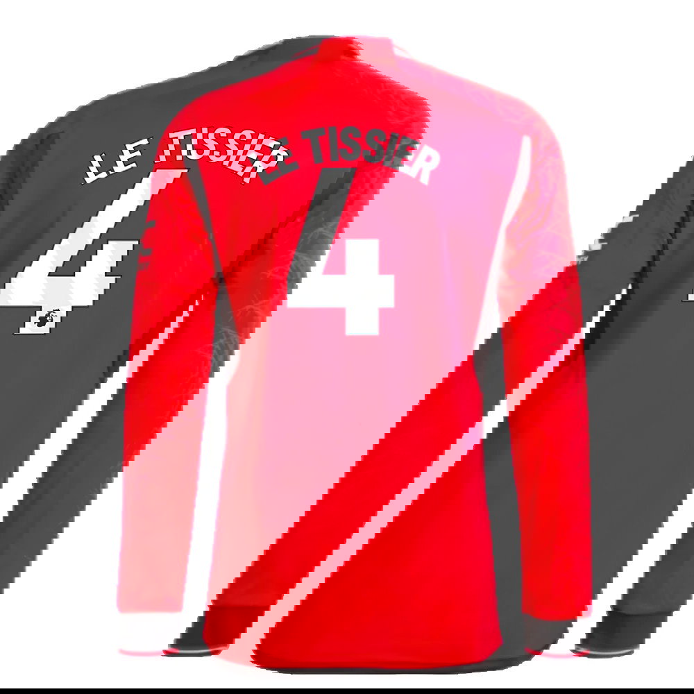 2023-2024 Man Utd Long Sleeve Home Shirt (Le Tissier 4)