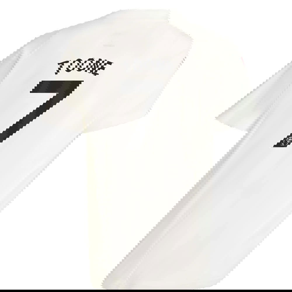 2023-2024 Man Utd Training Tee (White) - Kids (Toone 7)