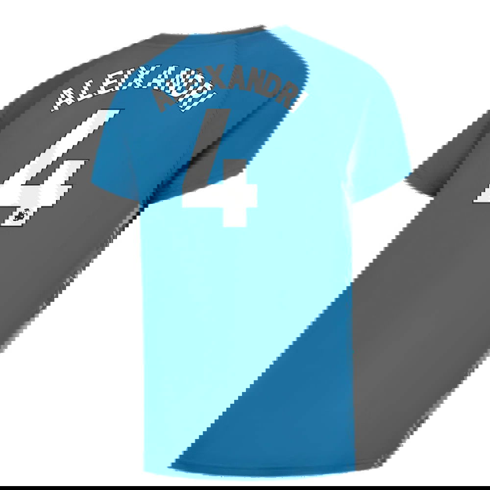 2023-2024 Man City Pre-Match Jersey (Lake Blue) (Aleixandri 4)