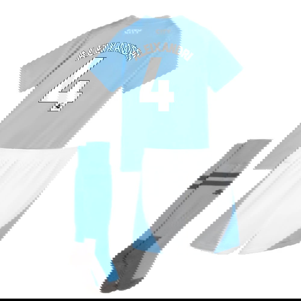 2023-2024 Man City Home Mini Kit (Aleixandri 4)