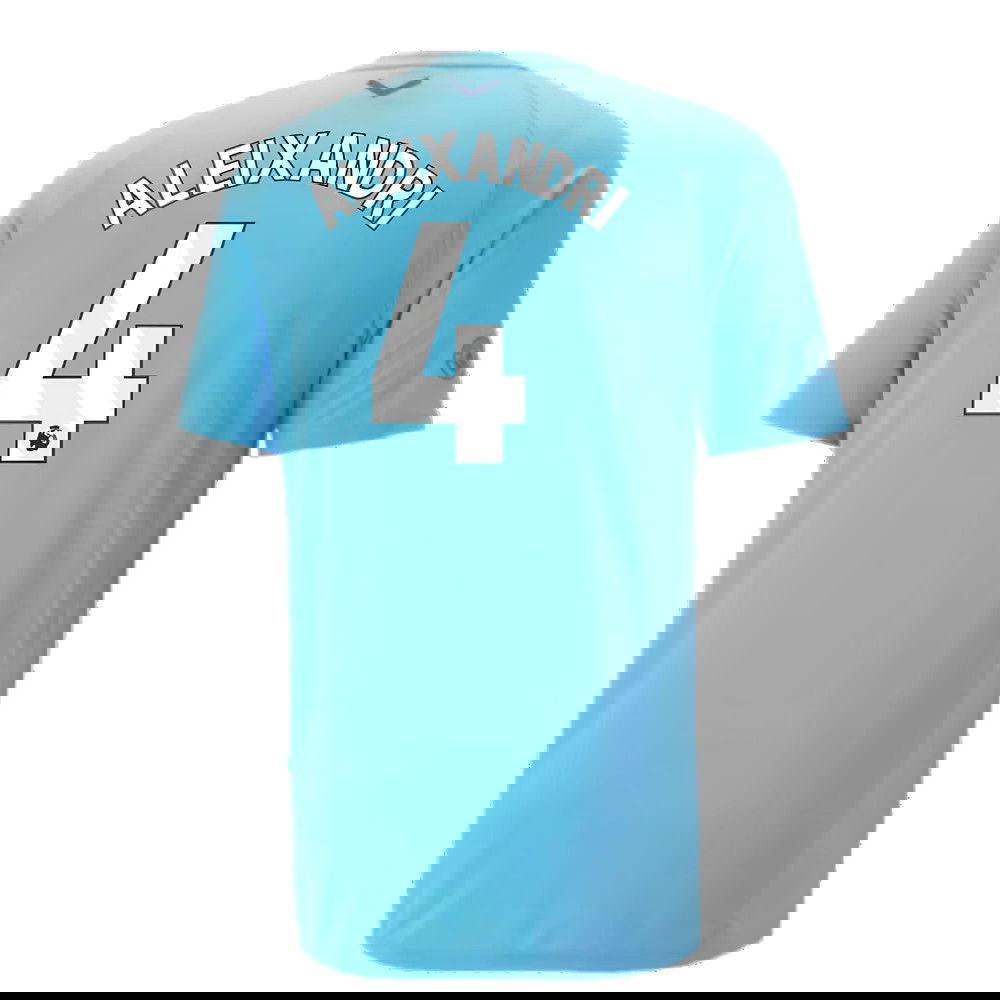 2023-2024 Man City Casuals Tee (Blue Wash) - Kids (Aleixandri 4)