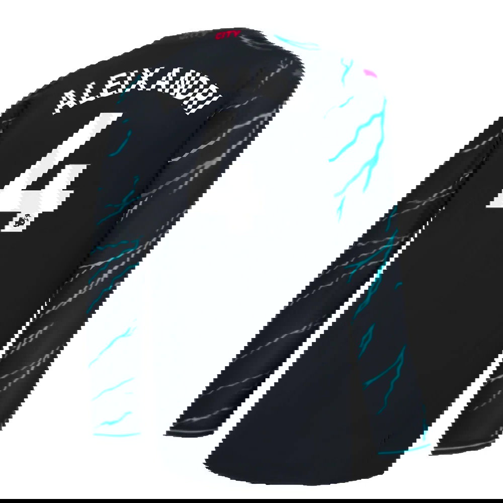 2023-2024 Man City Long Sleeve Third Shirt (Aleixandri 4)