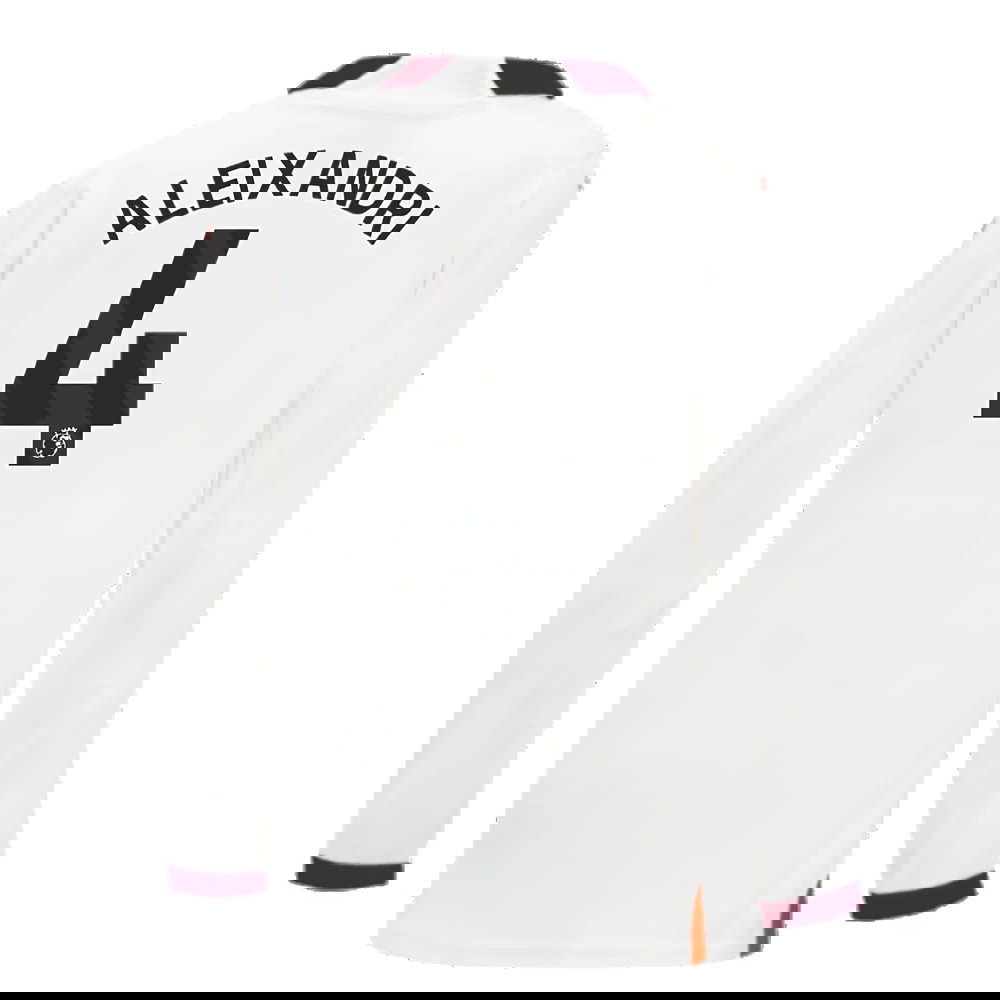 2023-2024 Man City Long Sleeve Away Shirt (Kids) (Aleixandri 4)