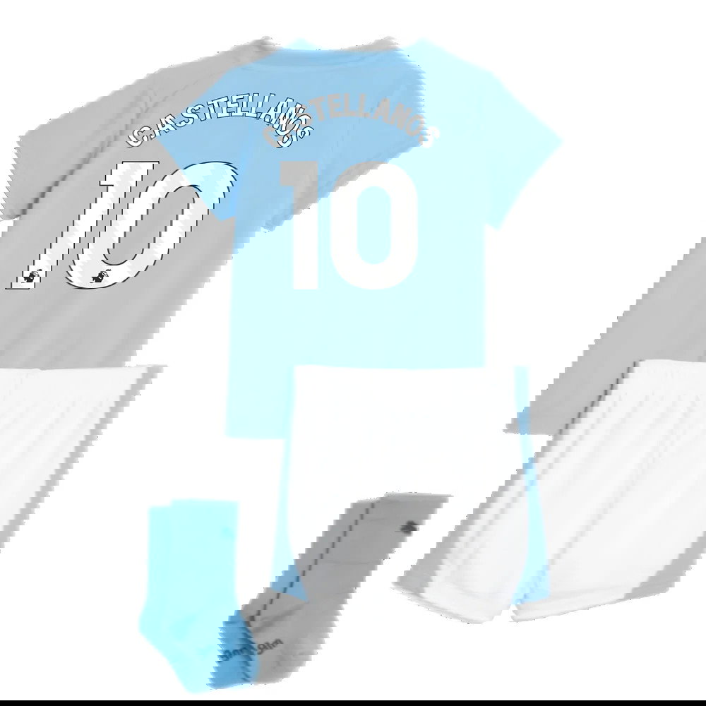 2023-2024 Man City Home Baby Kit (Castellanos 10)