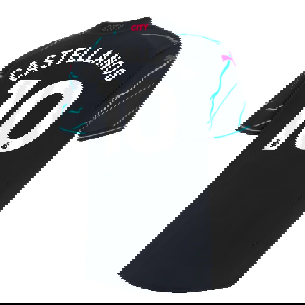 2023-2024 Man City Third Mini Kit (Castellanos 10)