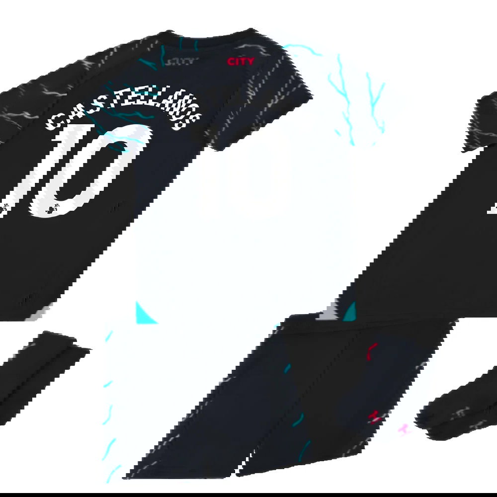 2023-2024 Man City Third Baby Kit (Castellanos 10)