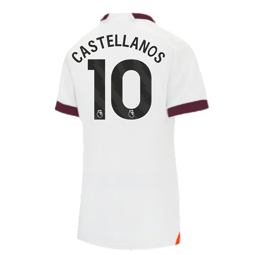 2023-2024 Man City Away Shirt (Ladies) (Castellanos 10)