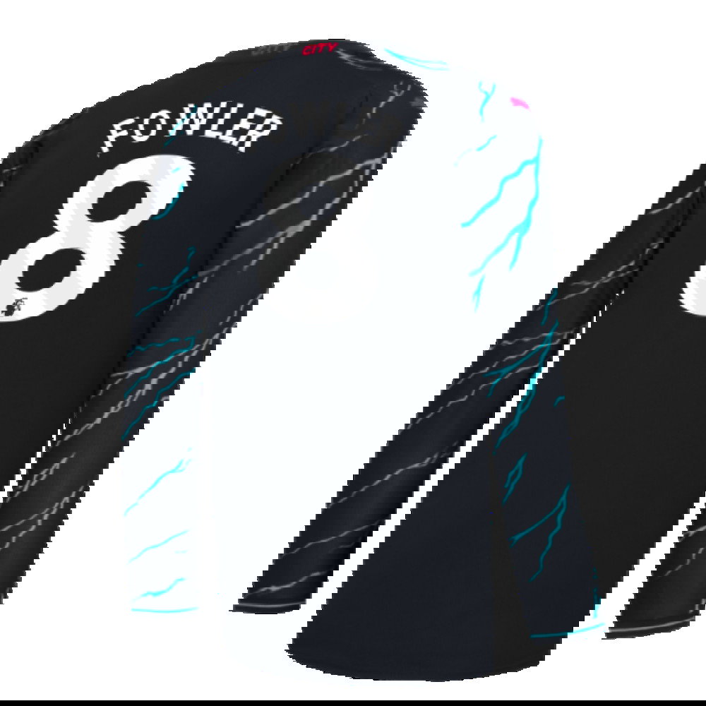 2023-2024 Man City Long Sleeve Third Shirt (Fowler 8)