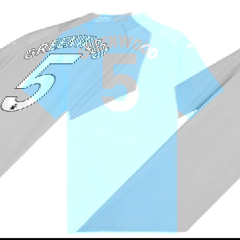 2023-2024 Man City Home Shirt (Ladies) (Greenwood 5)