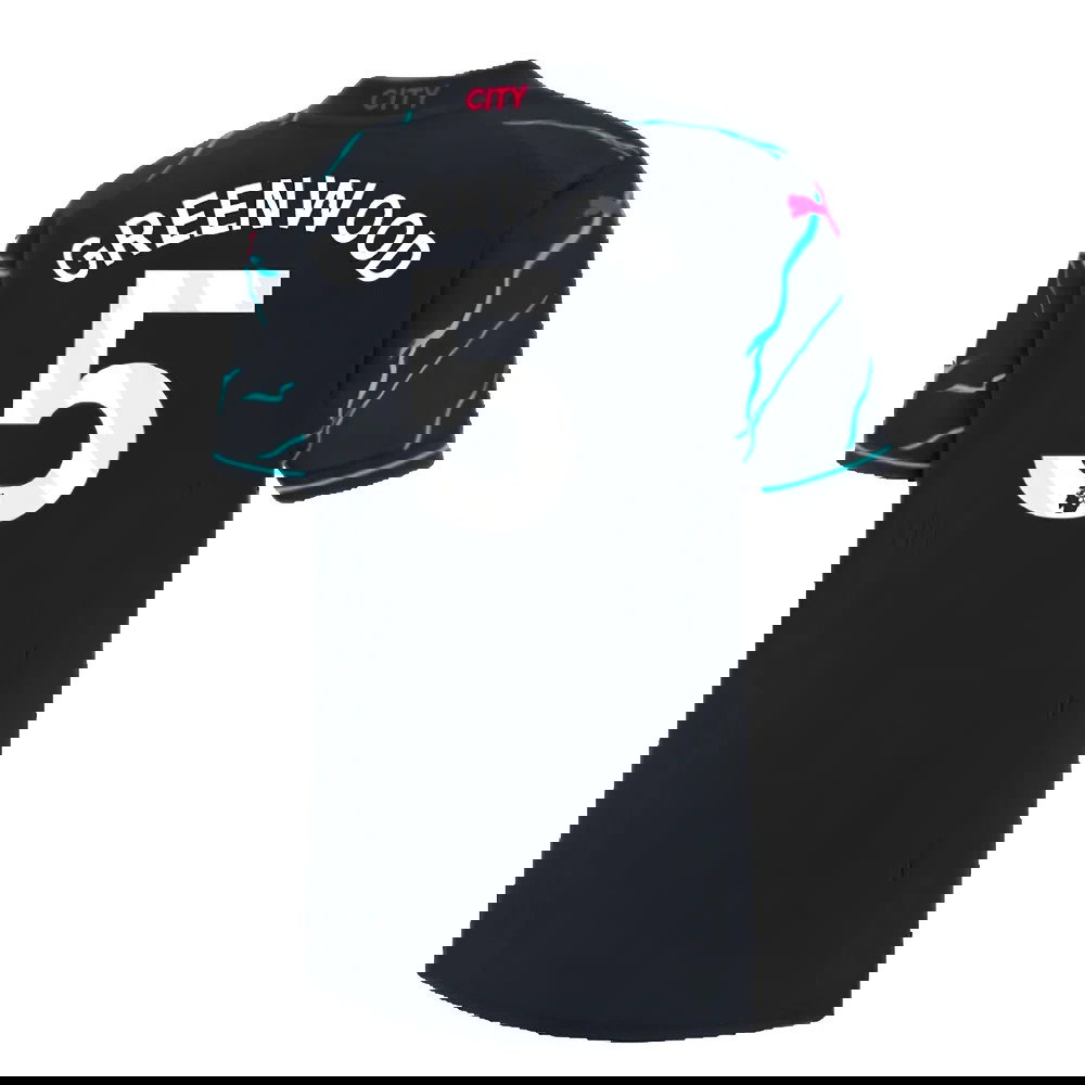 2023-2024 Man City Third Mini Kit (Greenwood 5)