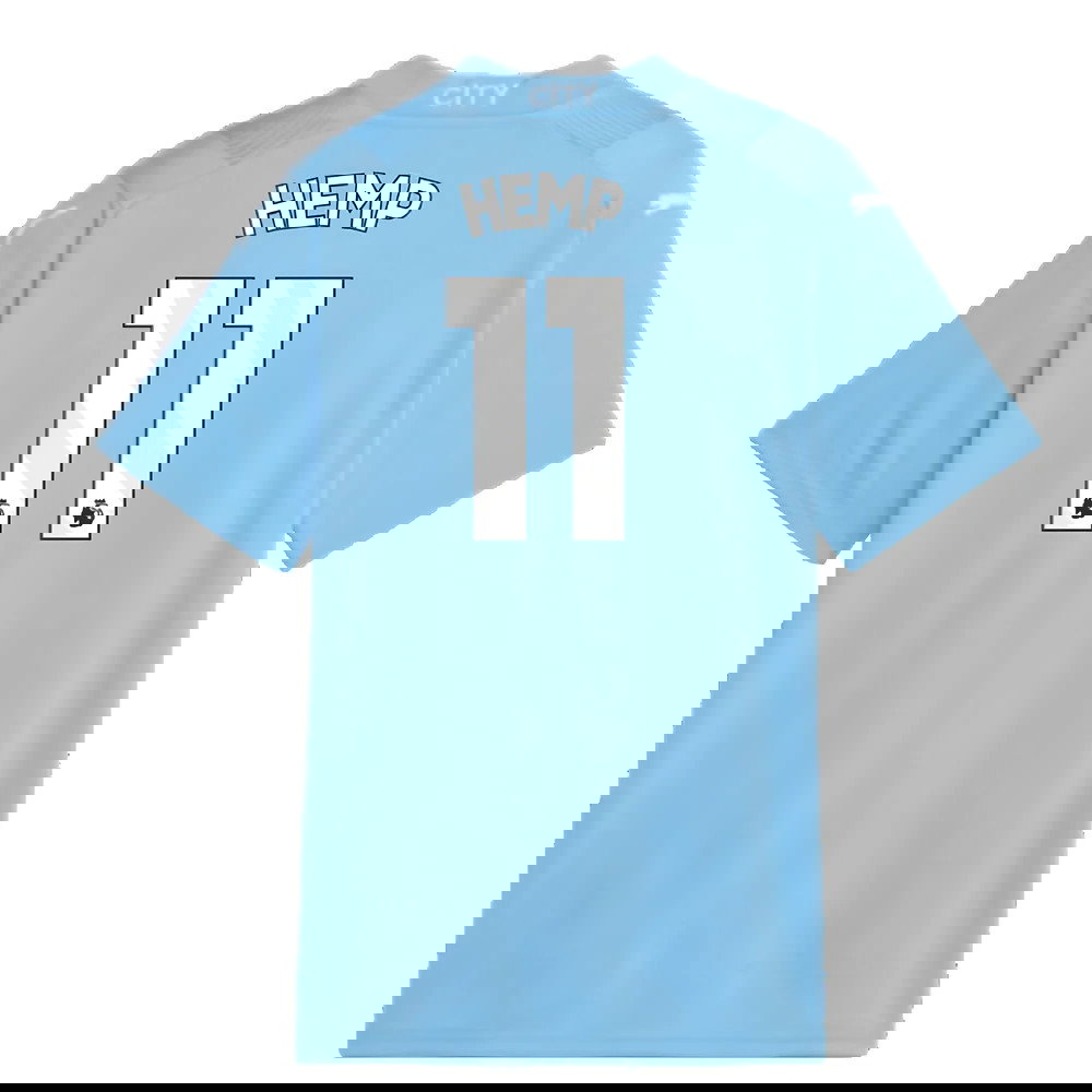 2023-2024 Man City Home Shirt (Kids) (Hemp 11)