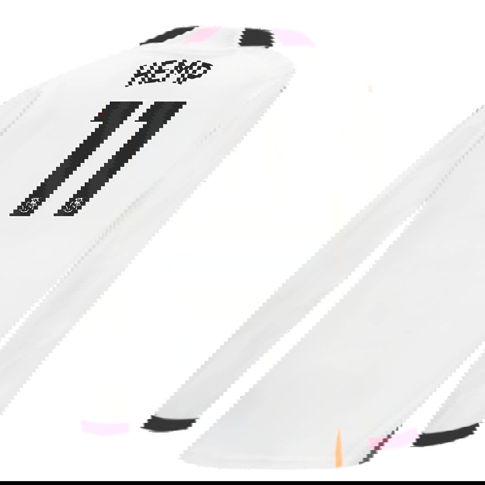 2023-2024 Man City Long Sleeve Away Shirt (Kids) (Hemp 11)