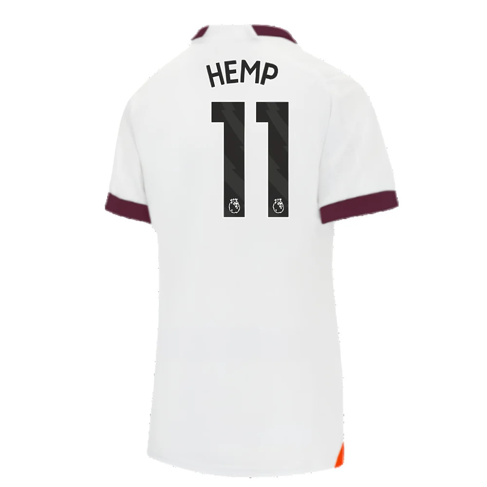 2023-2024 Man City Away Shirt (Ladies) (Hemp 11)