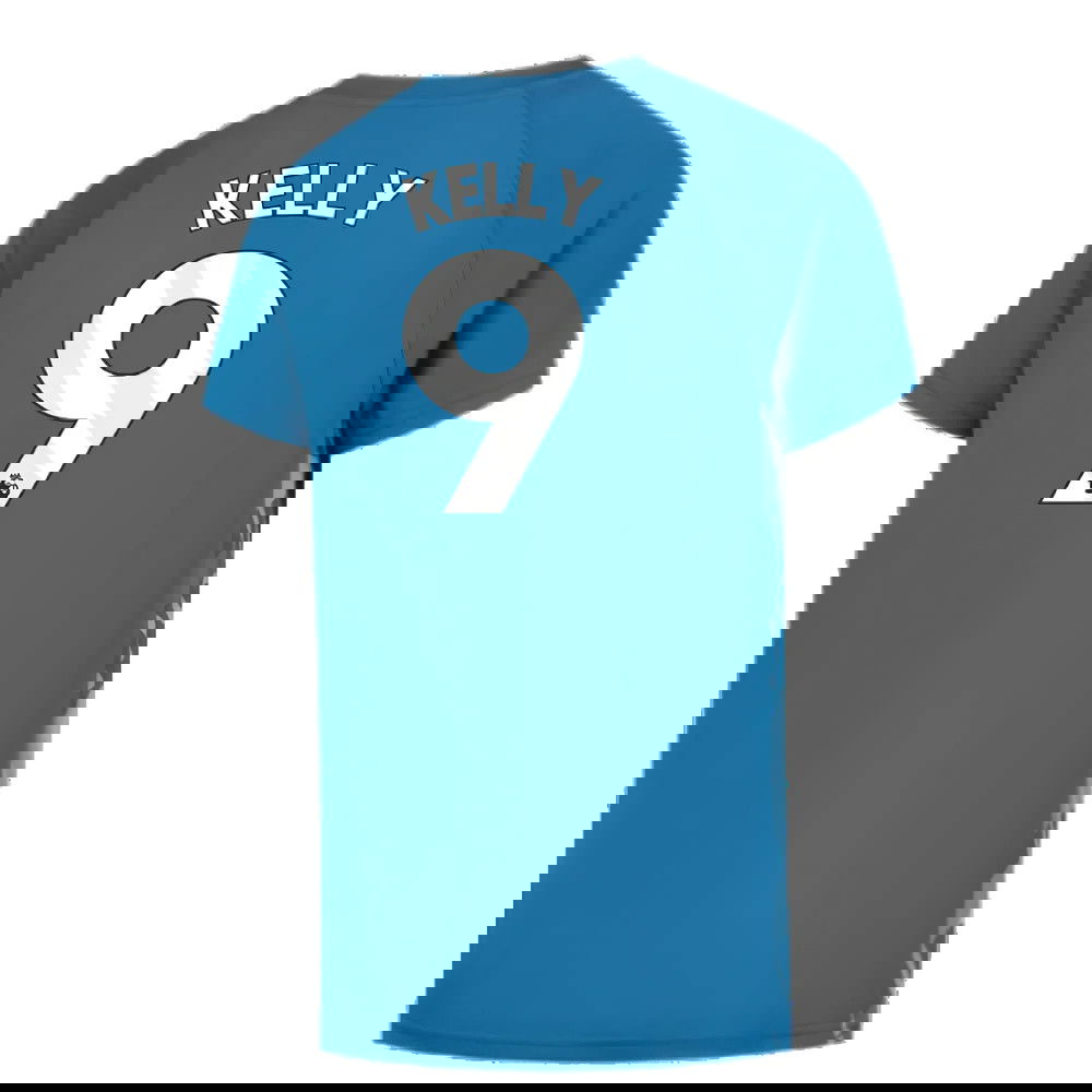 2023-2024 Man City Pre-Match Jersey (Lake Blue) (Kelly 9)