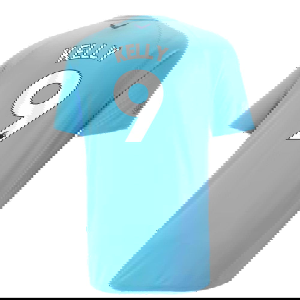 2023-2024 Man City Casuals Tee (Blue Wash) - Kids (Kelly 9)