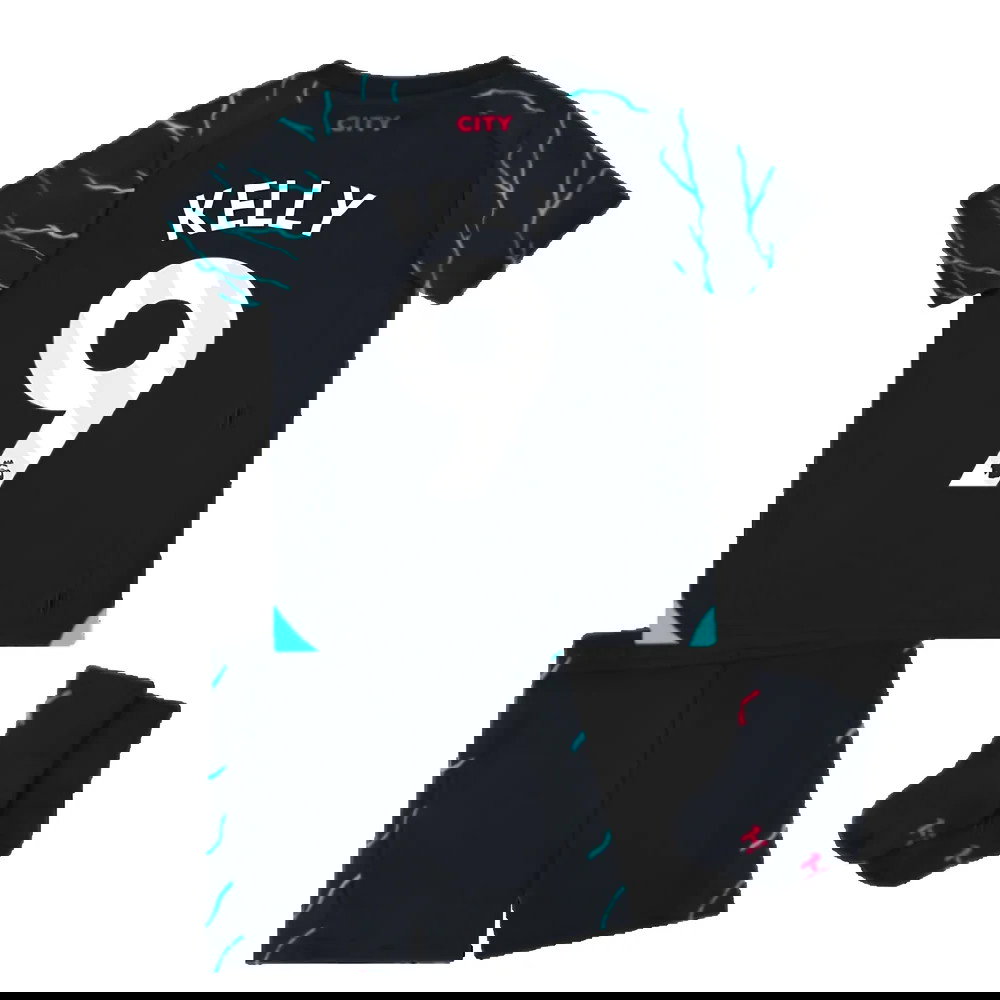 2023-2024 Man City Third Baby Kit (Kelly 9)
