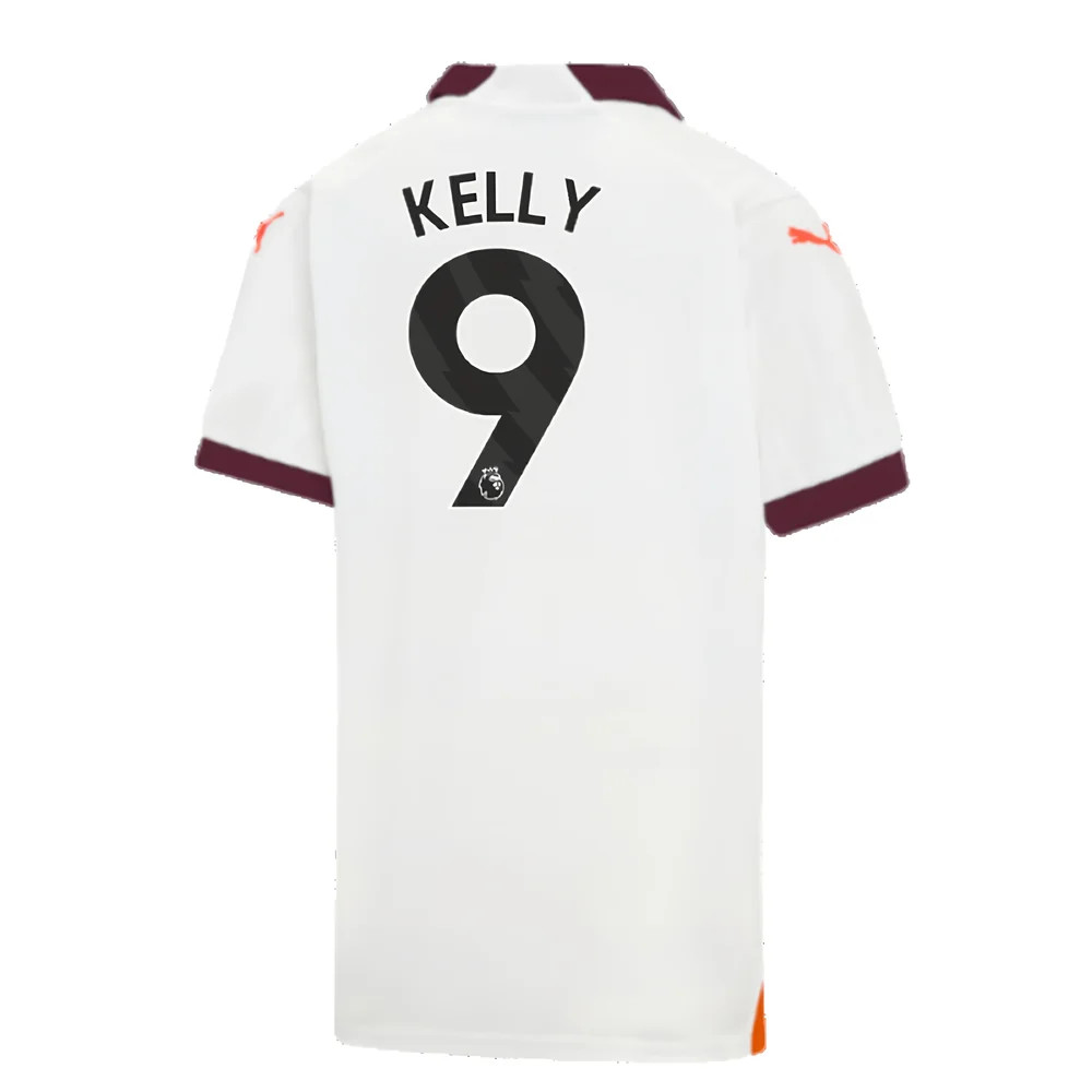 2023-2024 Man City Away Shirt (Kids) (Kelly 9)