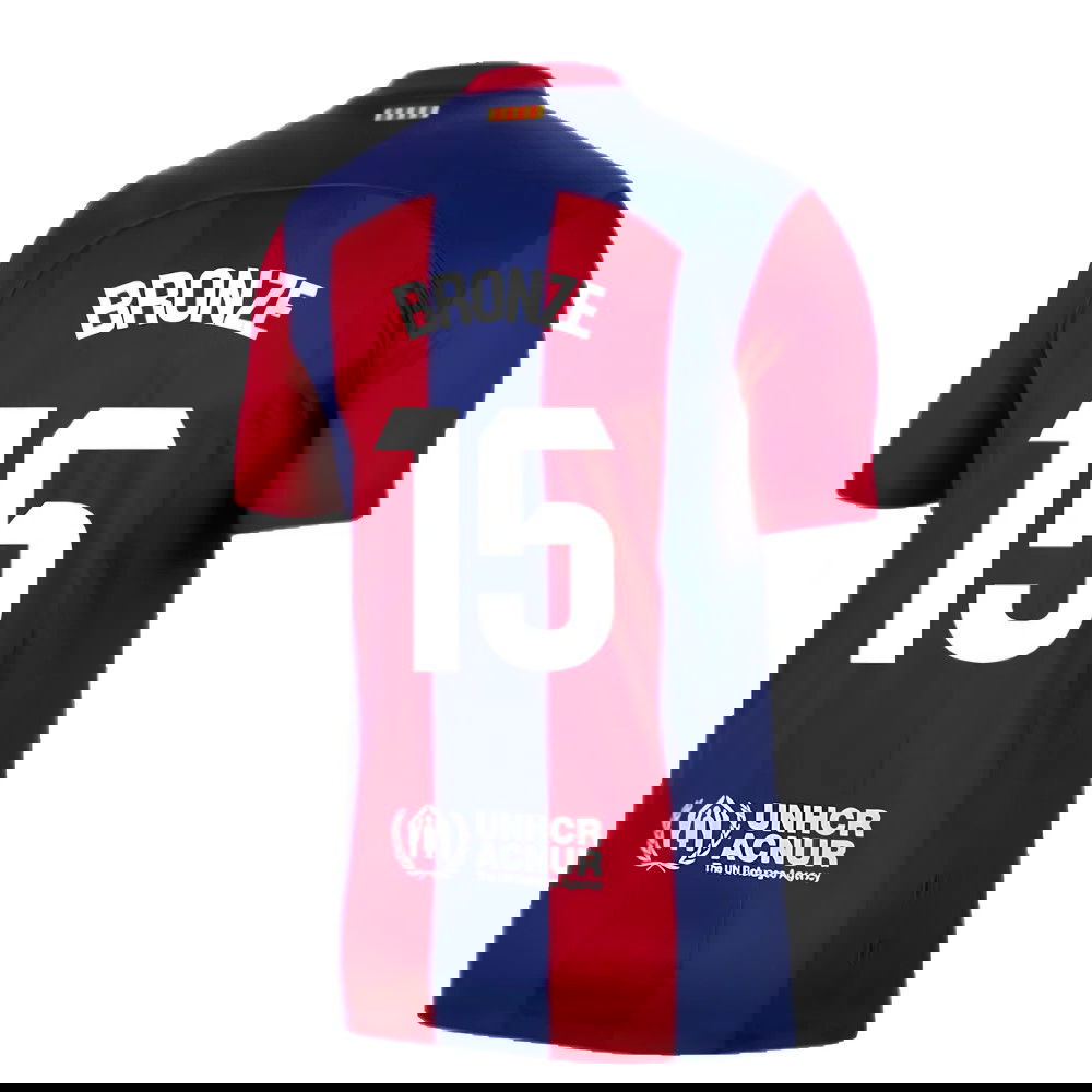 2023-2024 Barcelona Home Shirt (Bronze 15)