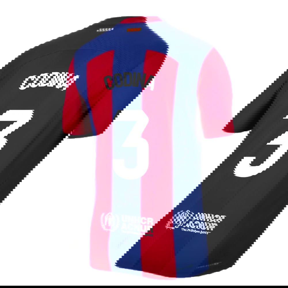 2023-2024 Barcelona Authentic Home Shirt (Codina 3)