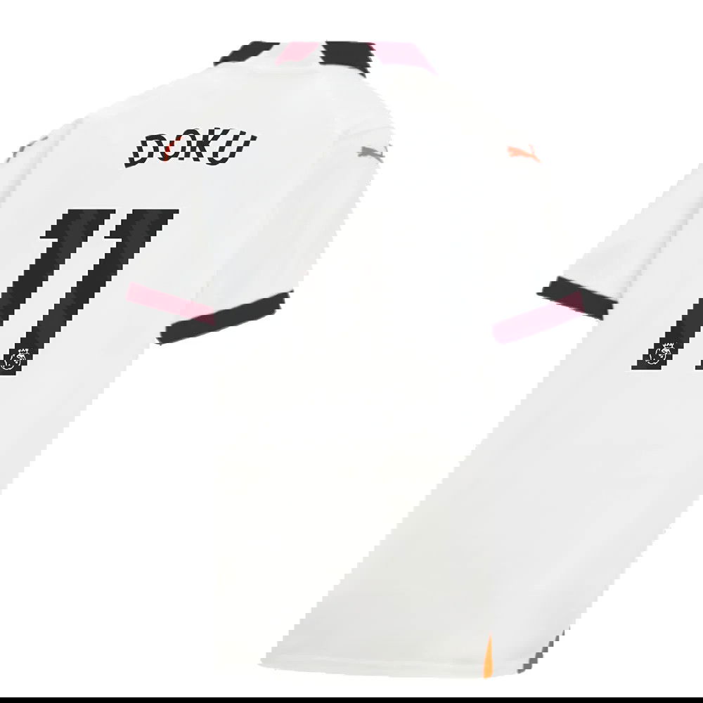 2023-2024 Man City Away Shirt (Kids) (Doku 11)