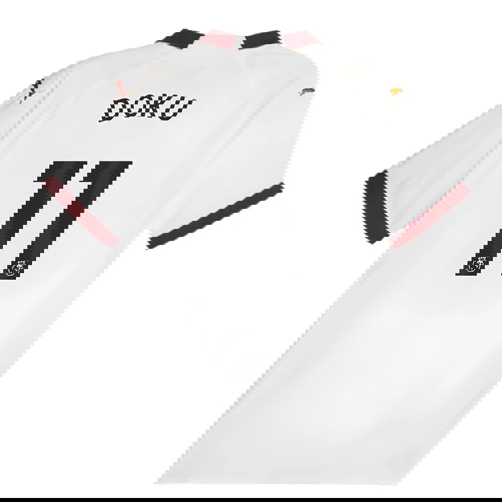 2023-2024 Man City Authentic Away Shirt (Doku 11)