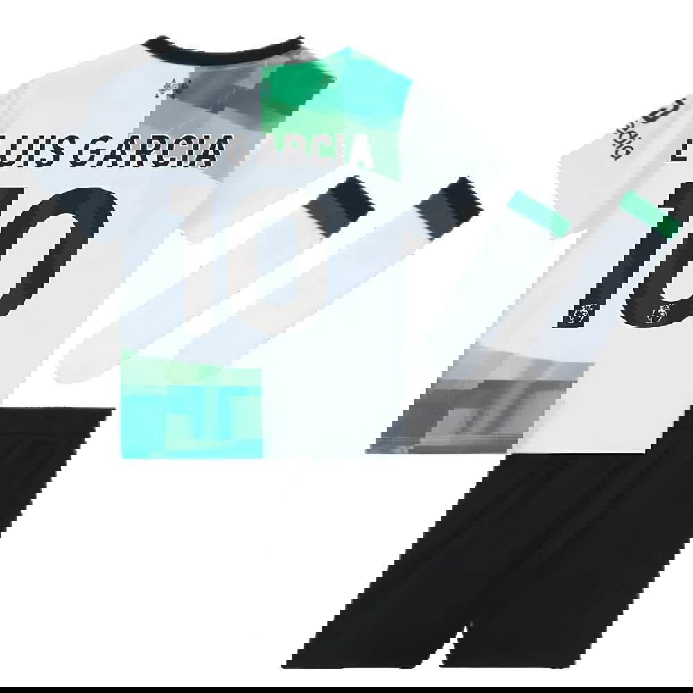 2023-2024 Liverpool Away Infant Baby Kit (Luis Garcia 10)