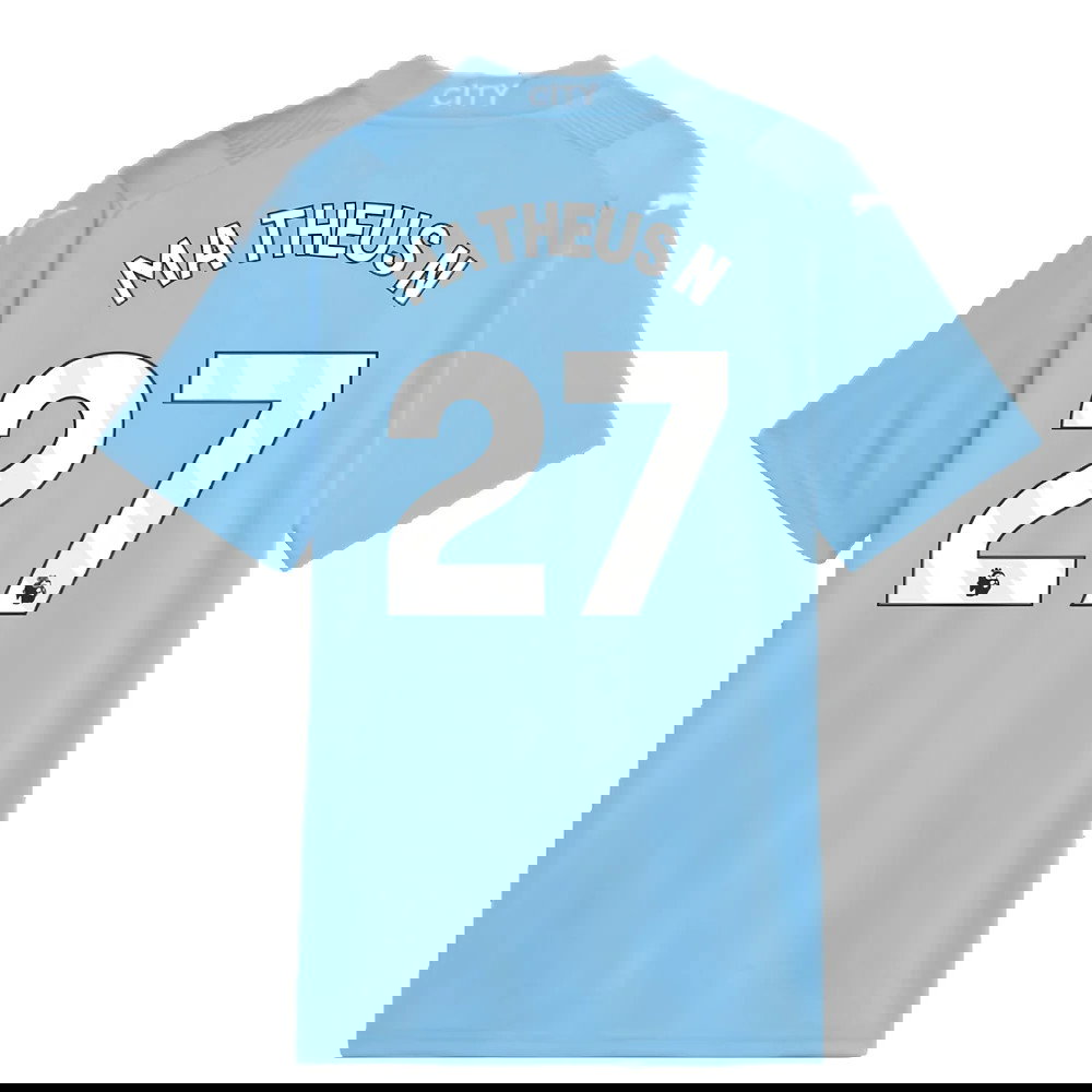 2023-2024 Man City Home Shirt (Kids) (Matheus N 27)