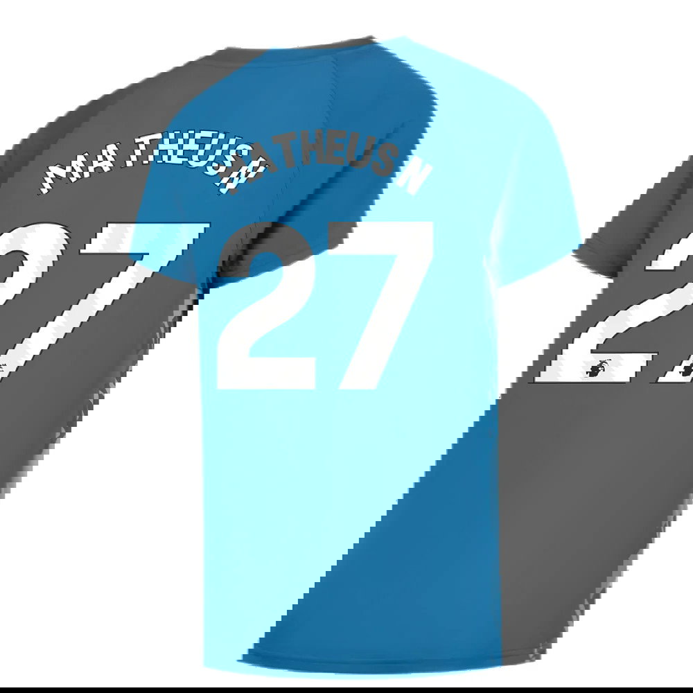 2023-2024 Man City Pre-Match Jersey (Lake Blue) - Kids (Matheus N 27)