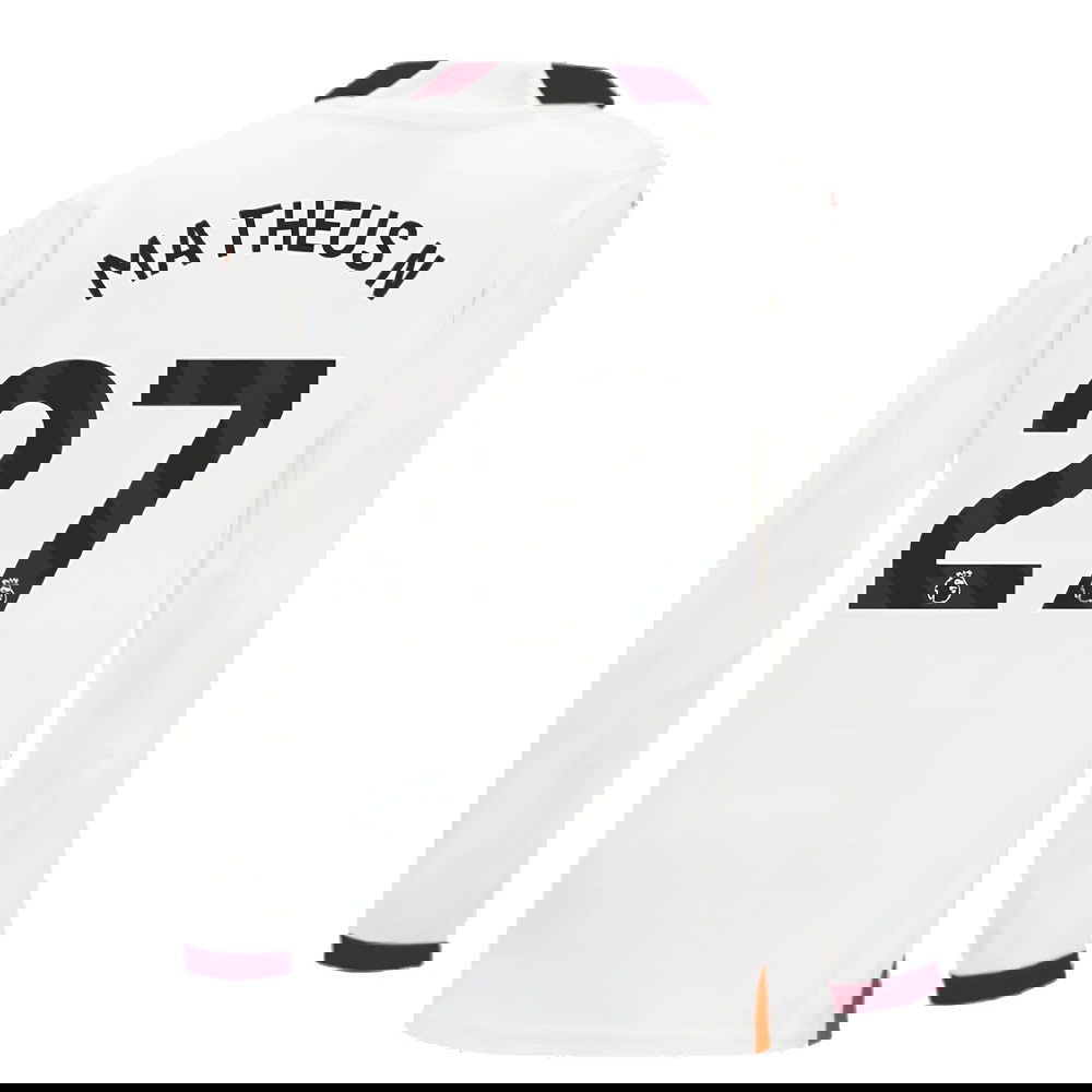 2023-2024 Man City Long Sleeve Away Shirt (Kids) (Matheus N 27)