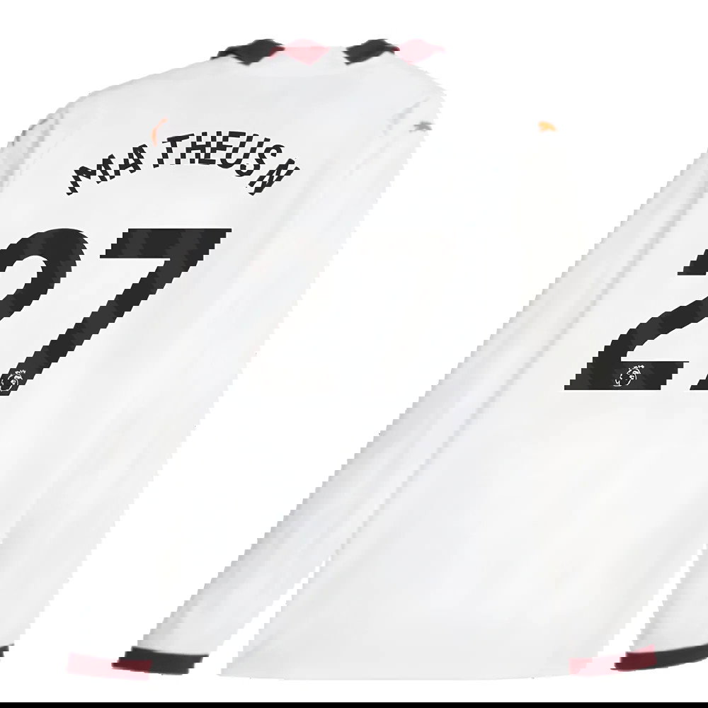 2023-2024 Man City Long Sleeve Away Shirt (Matheus N 27)