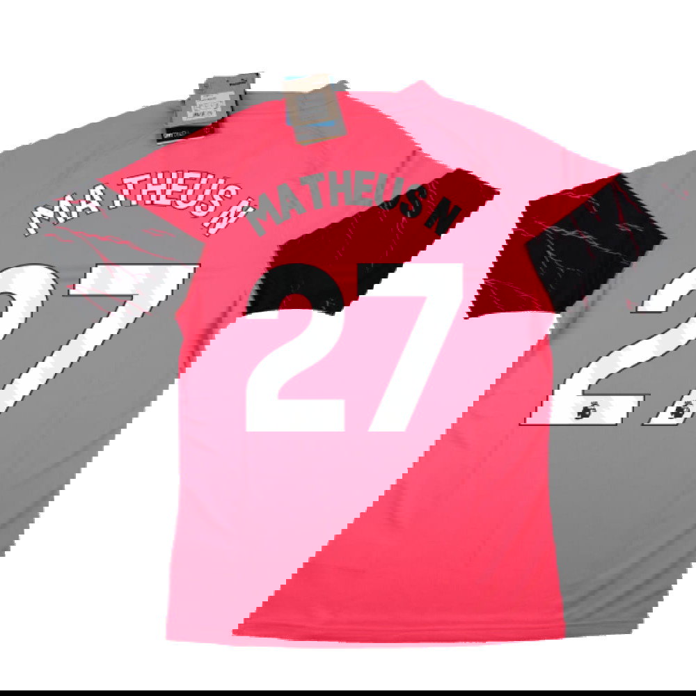 2023-2024 Man City Training Jersey (Sunset Glow) (Matheus N 27)