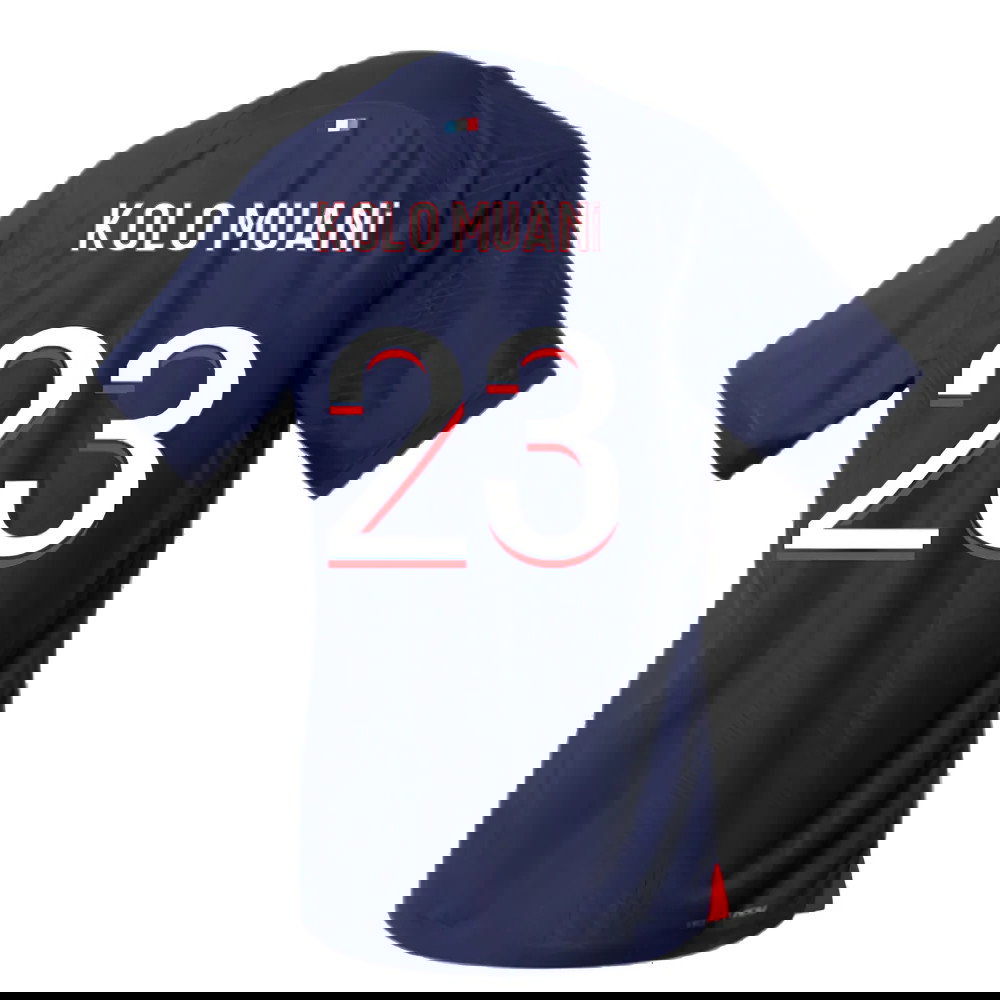 2023-2024 PSG Home Match Authentic Shirt (Kolo Muani 23)