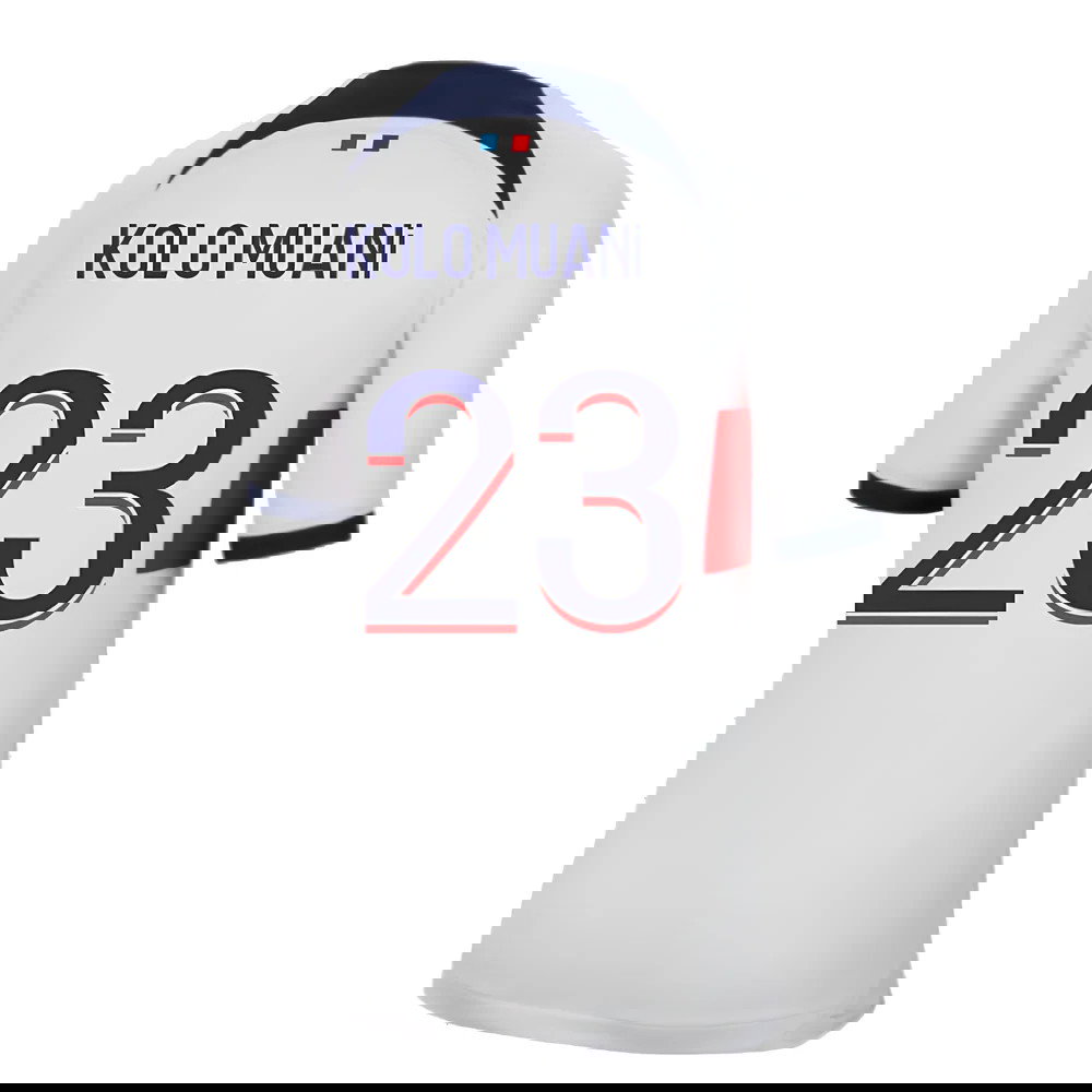 2023-2024 PSG Away Shirt (Kids) (Kolo Muani 23)
