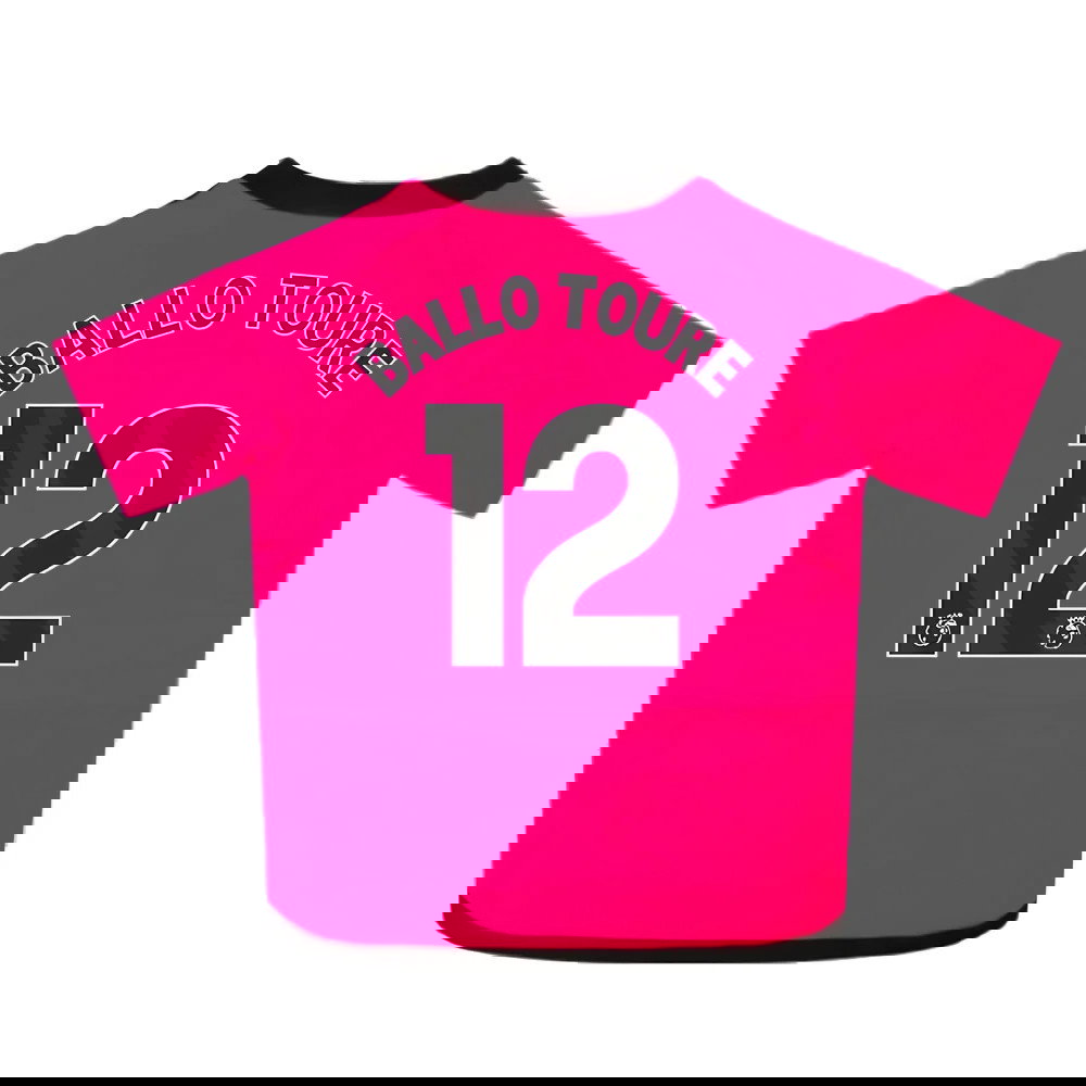 2023-2024 Fulham Away Little Boys Mini Kit (Ballo Toure 12)