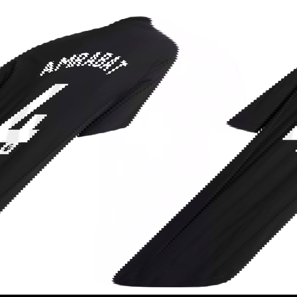 2023-2024 Man Utd Training Tee (Black) (Amrabat 4)