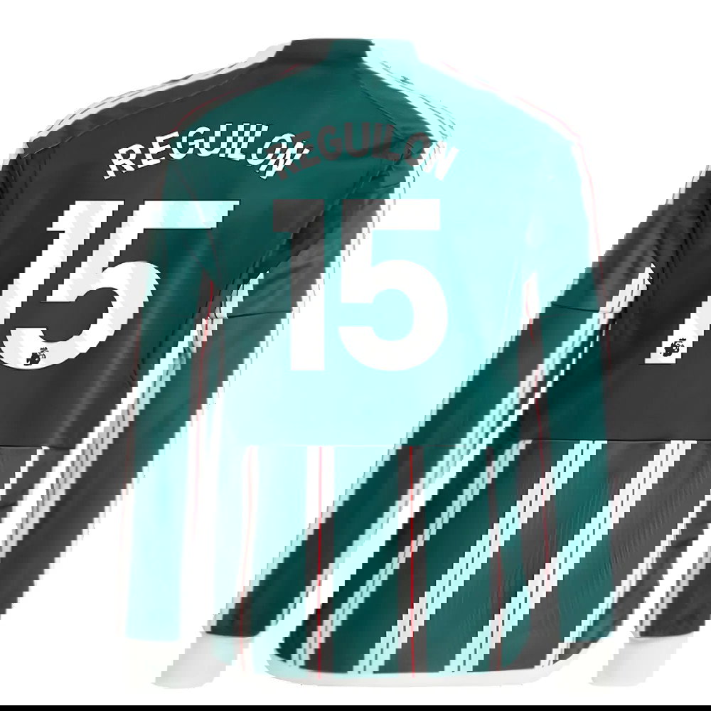 2023-2024 Man Utd Away Long Sleeve Shirt (Kids) (Reguilon 15)