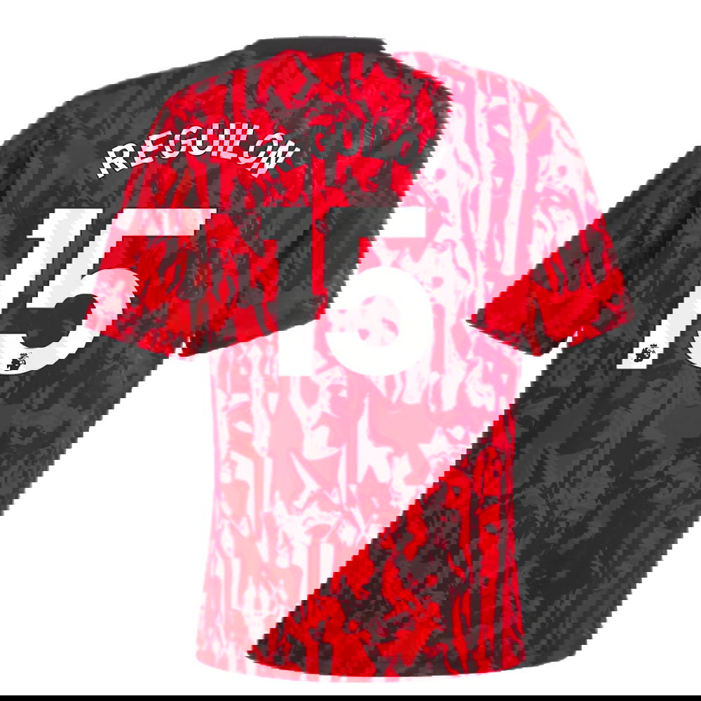 2023-2024 Man Utd Pre-Match Shirt (Red) - Kids (Reguilon 15)