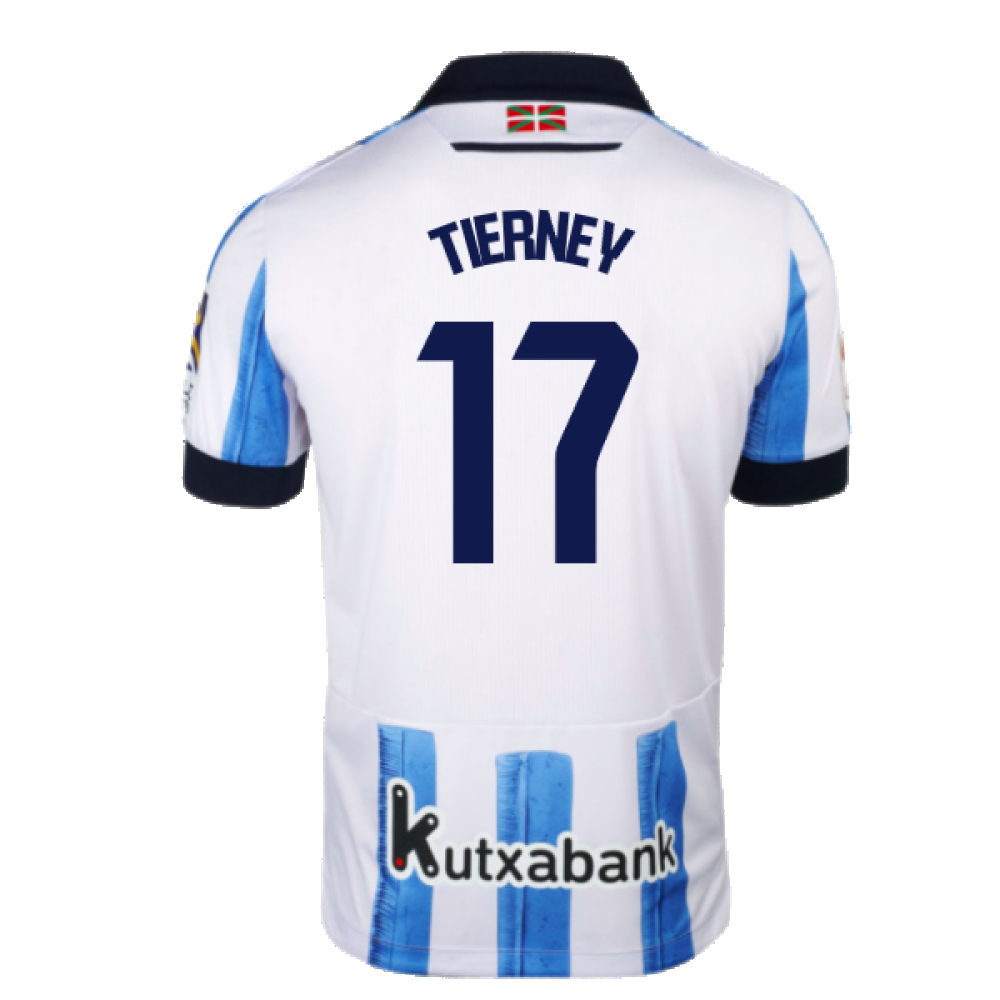 2023-2024 Real Sociedad Home Shirt (Tierney 17)
