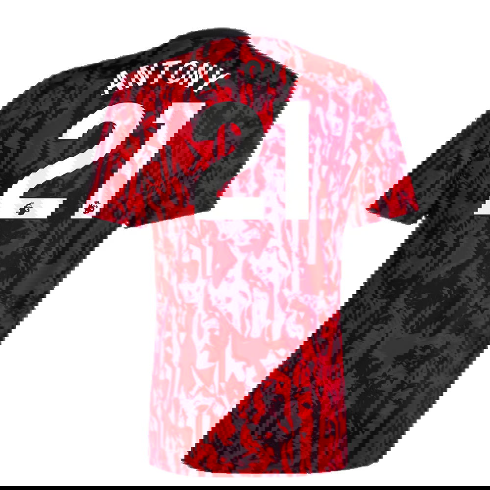 2023-2024 Man Utd Pre-Match Shirt (Red) (Antony 21)