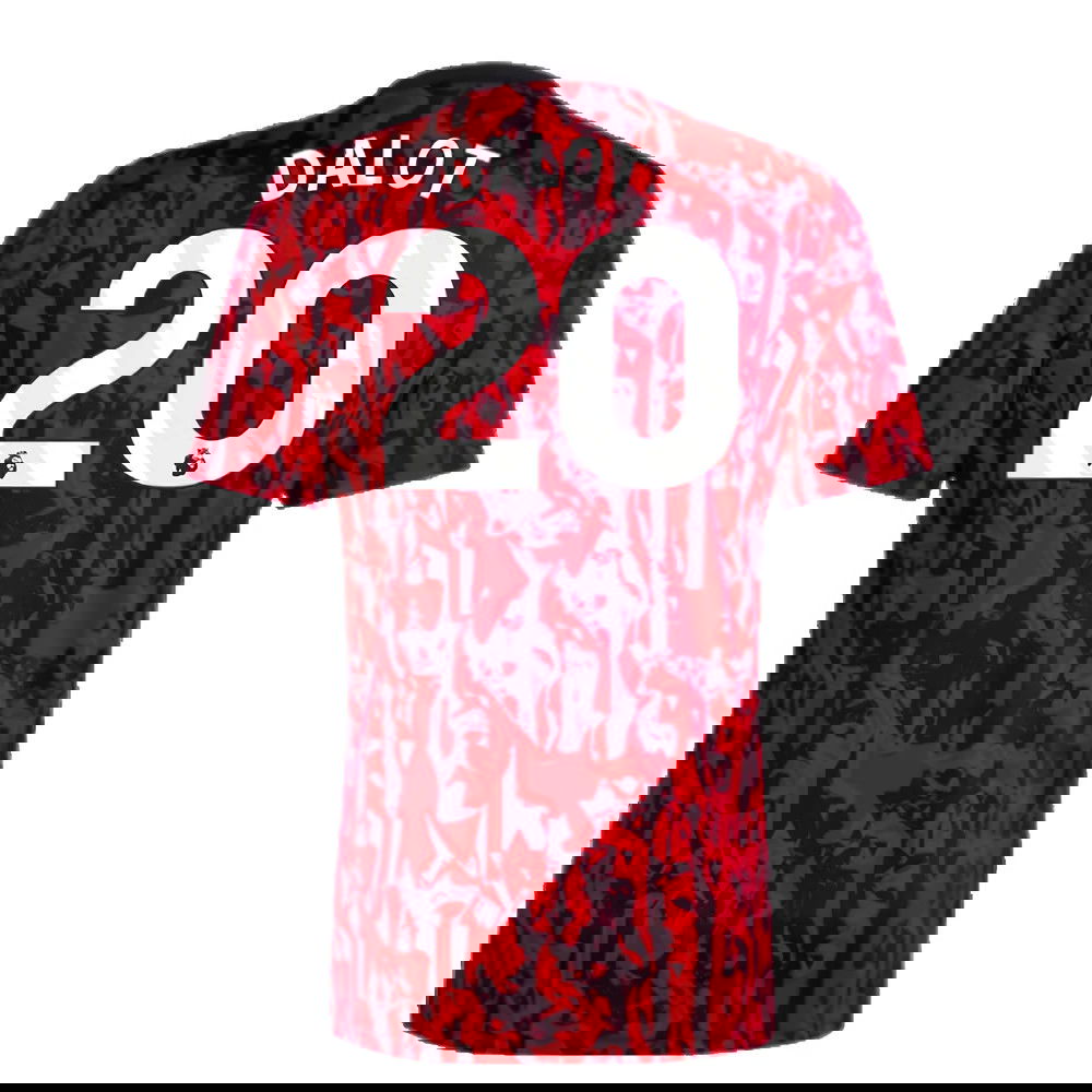 2023-2024 Man Utd Pre-Match Shirt (Red) (Dalot 20)