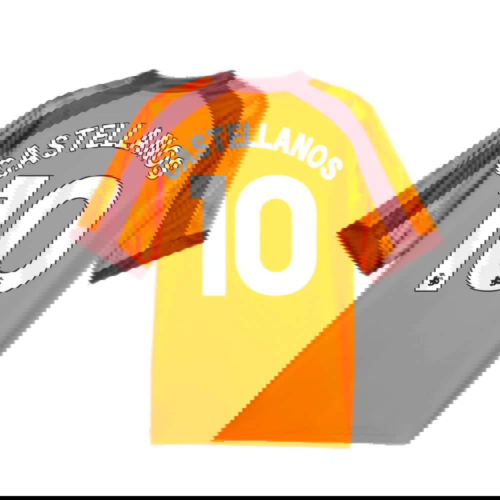 2023-2024 Manchester City eSports Jersey (Orange) (Castellanos 10)