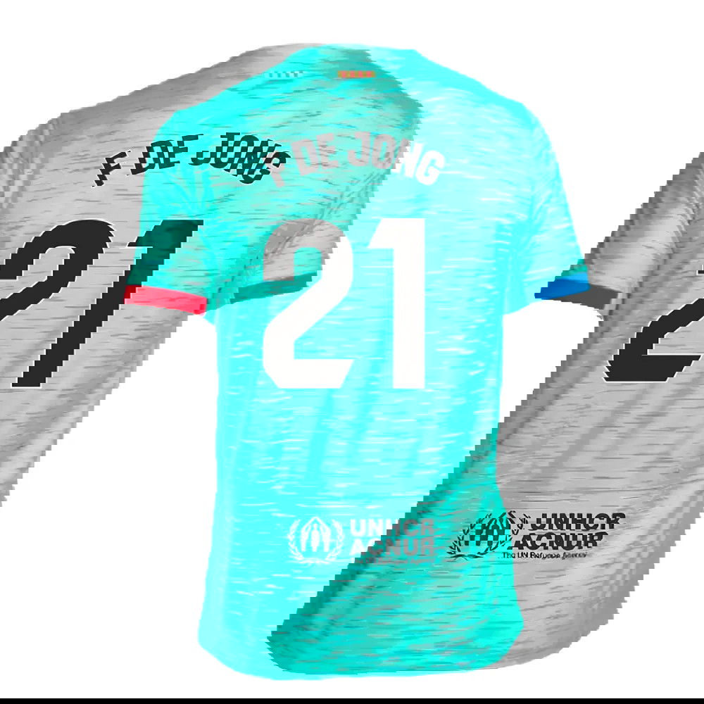 2023-2024 Barcelona Third Shirt (F De Jong 21)
