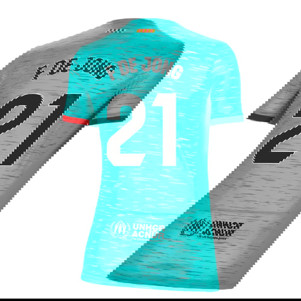 2023-2024 Barcelona Third Shirt (Ladies) (F De Jong 21)