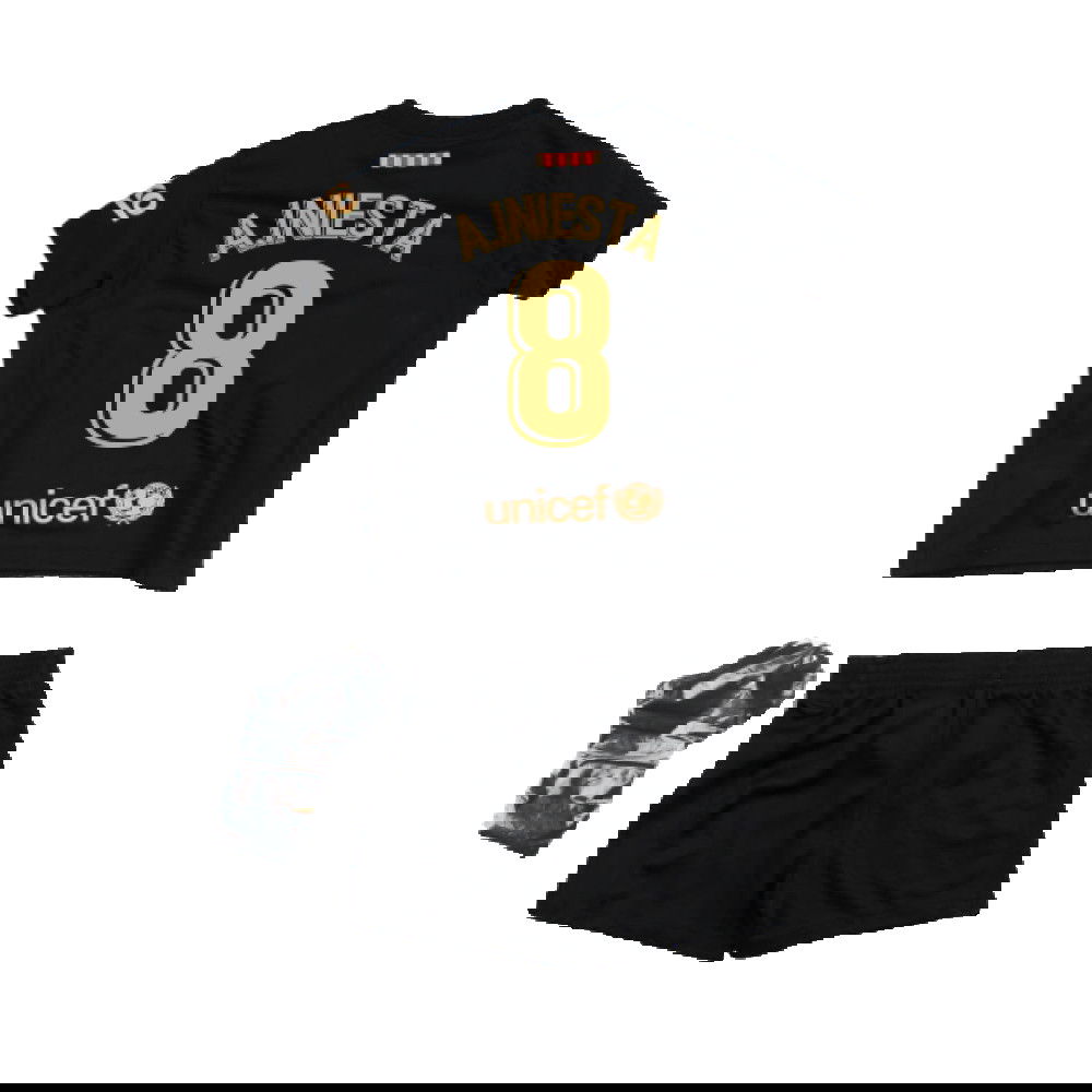 2020-2021 Barcelona Away Baby Kit (A.INIESTA 8)