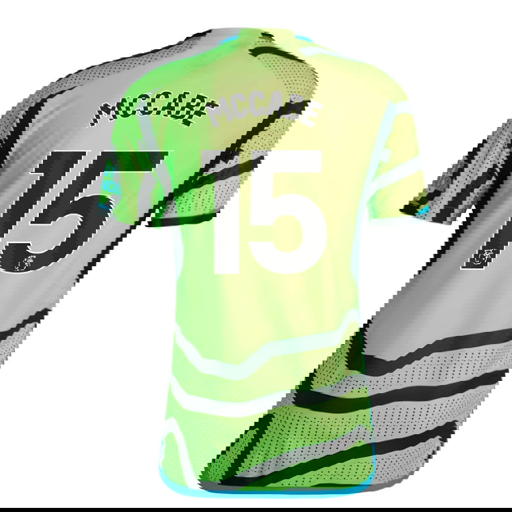 2023-2024 Arsenal Authentic Away Shirt (McCabe 15)