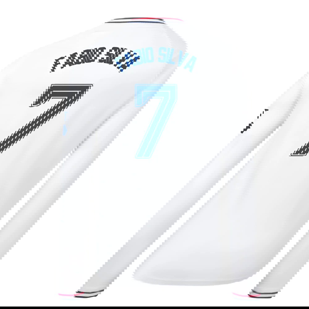 2023-2024 Rangers Away Long Sleeve Shirt (Kids) (Fabio Silva 7)