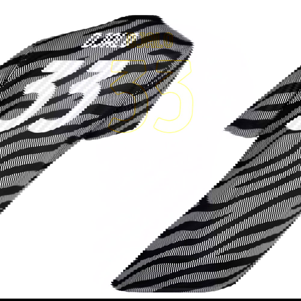 2023-2024 Juventus Pre-Match Shirt (Black) (Djalo 33)