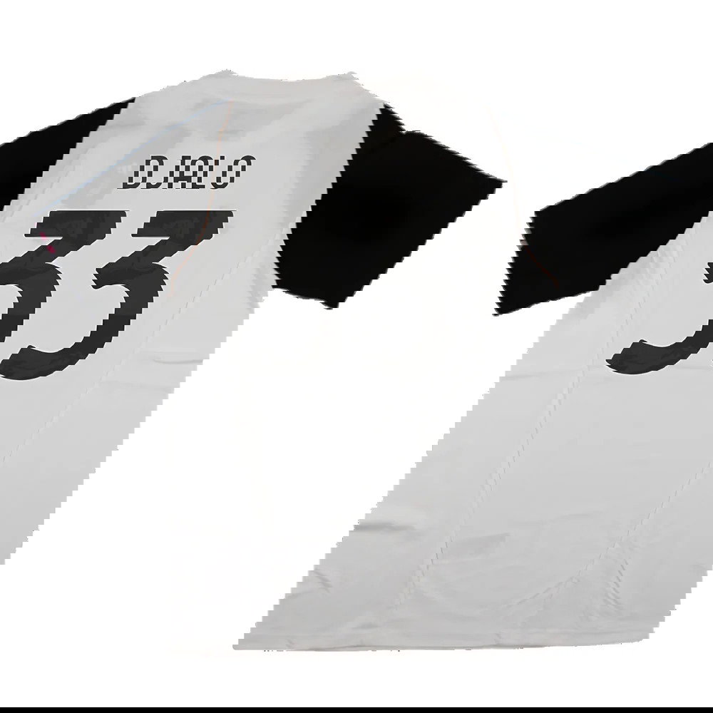 2023-2024 Juventus Cotton Tee (White) (Djalo 33)